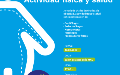 Jornada "Obesidad, actividad física y salud" Hospital Clínica Parque viernes 16 junio 17h en la MAC